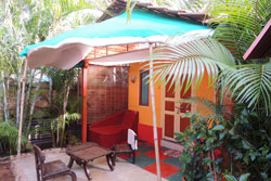 beach huts in palolem